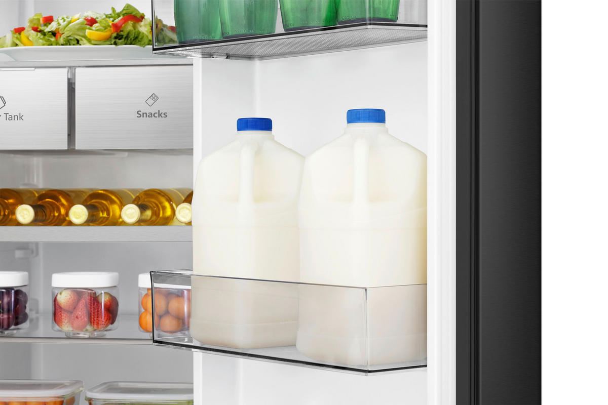 SIDE-BY-SIDE 91/179/73 cm RS818N4TFE  - Schwarz, LIFESTYLE, Metall (91/179/73cm) - Hisense