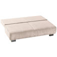 SCHLAFSOFA Rowan in Cord Creme  - Creme, KONVENTIONELL, Textil/Metall (196/89/94cm) - Novel