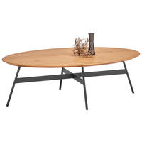 COUCHTISCH in Holz, Metall 116/70/35 cm  - Eichefarben/Anthrazit, Design, Holz/Metall (116/70/35cm) - Venjakob