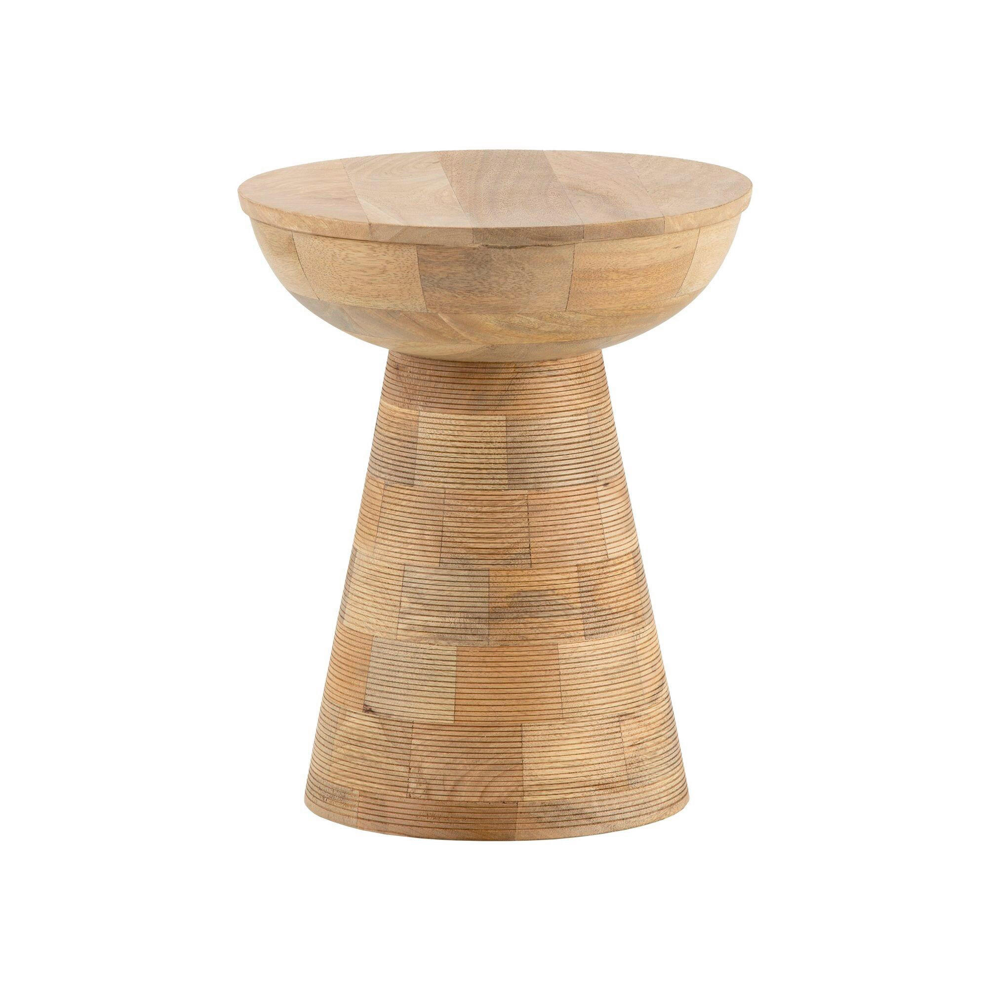 BEISTELLTISCH in Holz 37/37/45 cm  - Braun, Design, Holz (37/37/45cm) - Livetastic