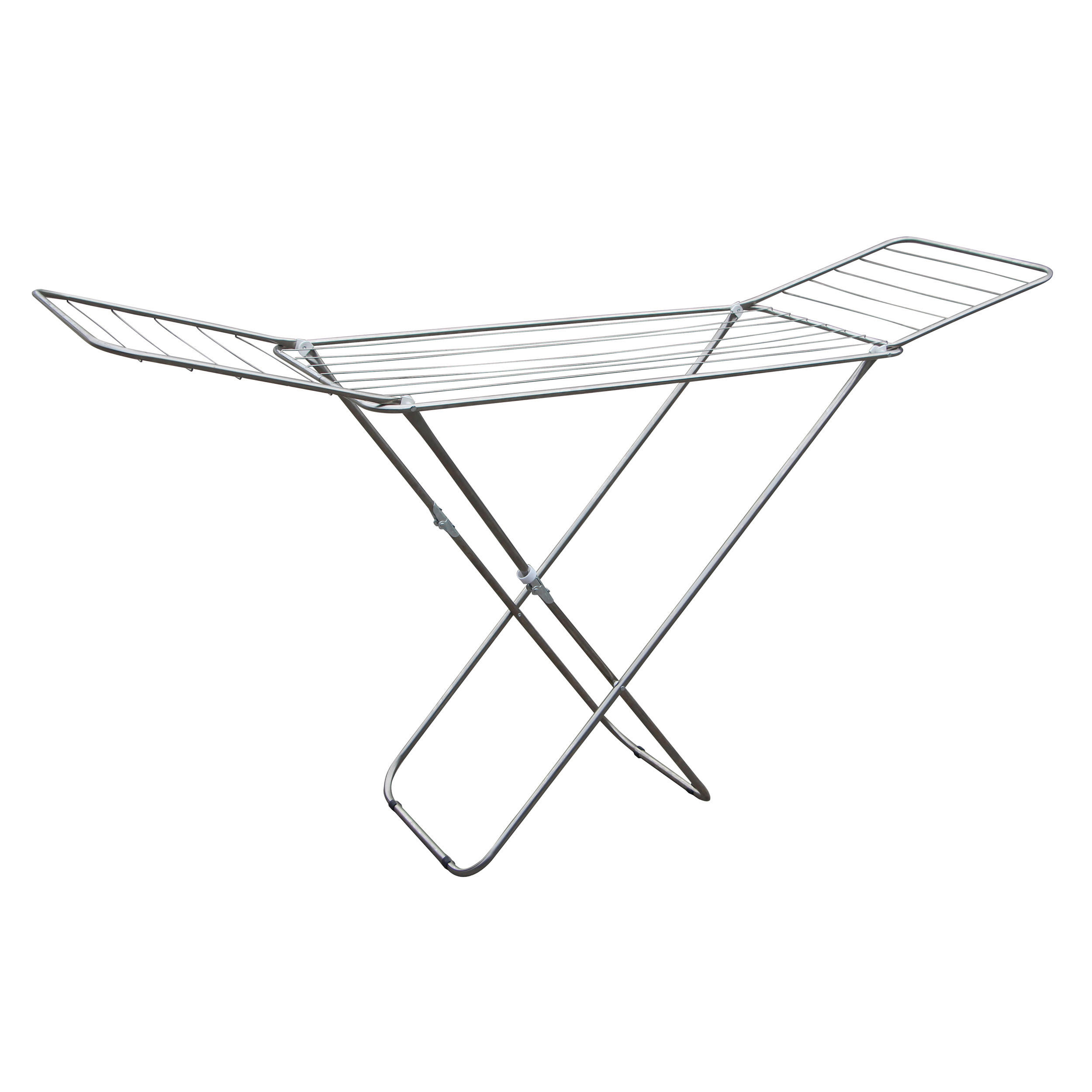 STANDTROCKNER  - Weiß, Basics, Metall (180/105/48cm) - Spirella