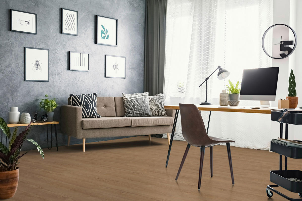 LAMINATBODEN Exquisit  - Eichefarben, KONVENTIONELL, Holz (138.0/19.3/0.8cm)