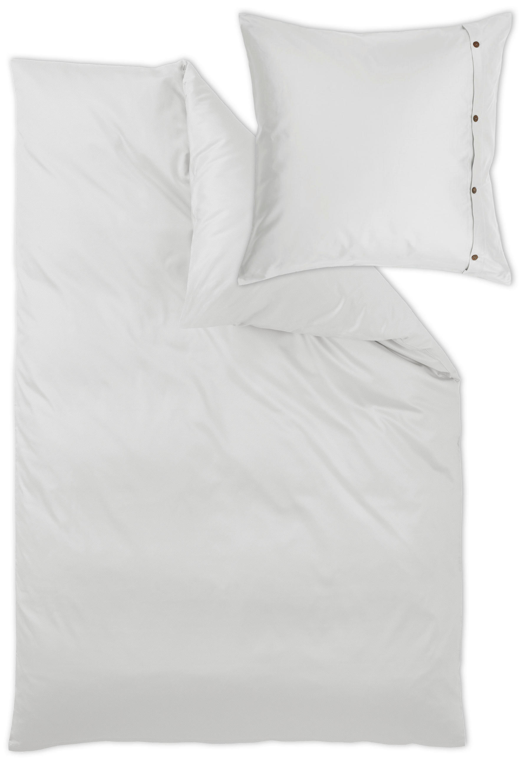 BETTWÄSCHE TENDER Damast 155/220 cm  - Weiß, Basics, Textil (155/220cm) - Curt Bauer