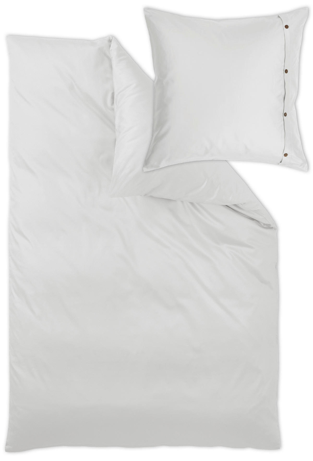 BETTWÄSCHE TENDER Damast 155/220 cm  - Weiß, Basics, Textil (155/220cm) - Curt Bauer