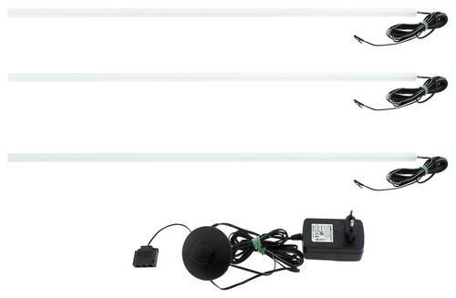 LED-DEKOLEUCHTE 121-189/1/1 cm   - Schwarz/Weiß, Basics, Kunststoff (121-189/1/1cm) - Carryhome