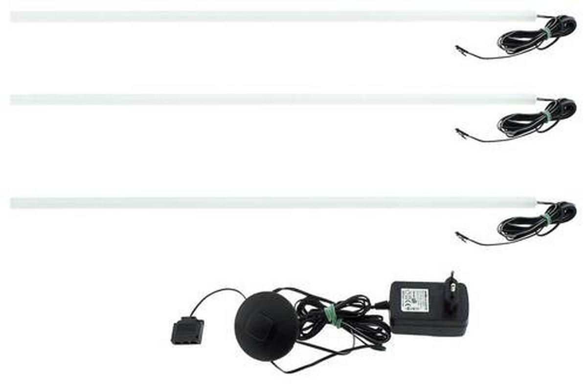 LED-DEKOLEUCHTE - Weiss/Schwarz, Basics, Kunststoff (121-189/1/1cm) - Carryhome