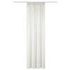 FERTIGVORHANG  halbtransparent    - Weiß, Basics, Textil (140cm)