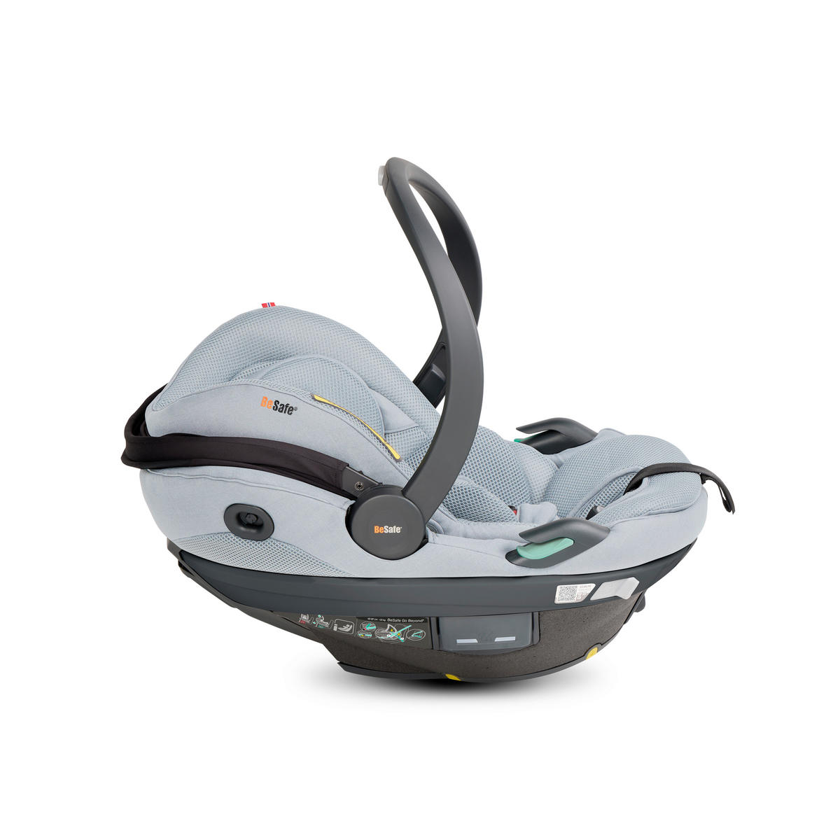 AUTO-SEDIŠTE ZA BEBE  Go Beyond²  - svetlosiva/crna, Osnovno, tekstil/plastika (64/44/59cm) - Besafe