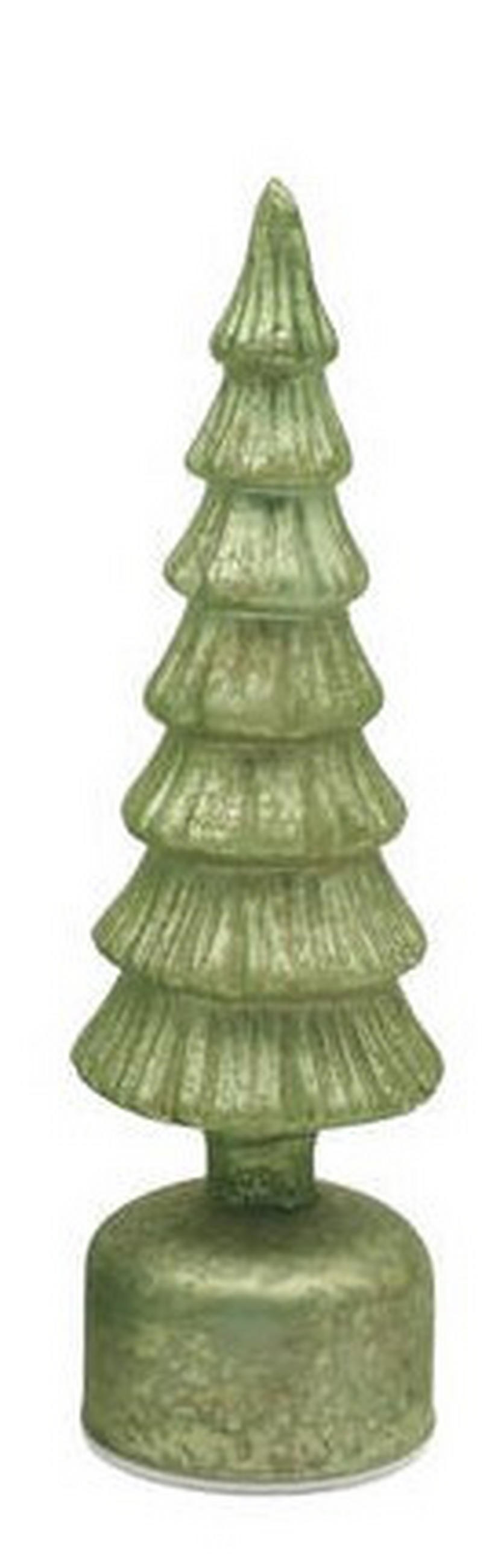 DEKORATIONSTRÄD  - ljusgrön, Lifestyle, glas (9,5/33cm) - X-Mas