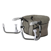 TISCHSITZ Harmony - Beige/Silberfarben, Basics, Kunststoff/Textil (39/55/21cm) - My Baby Lou