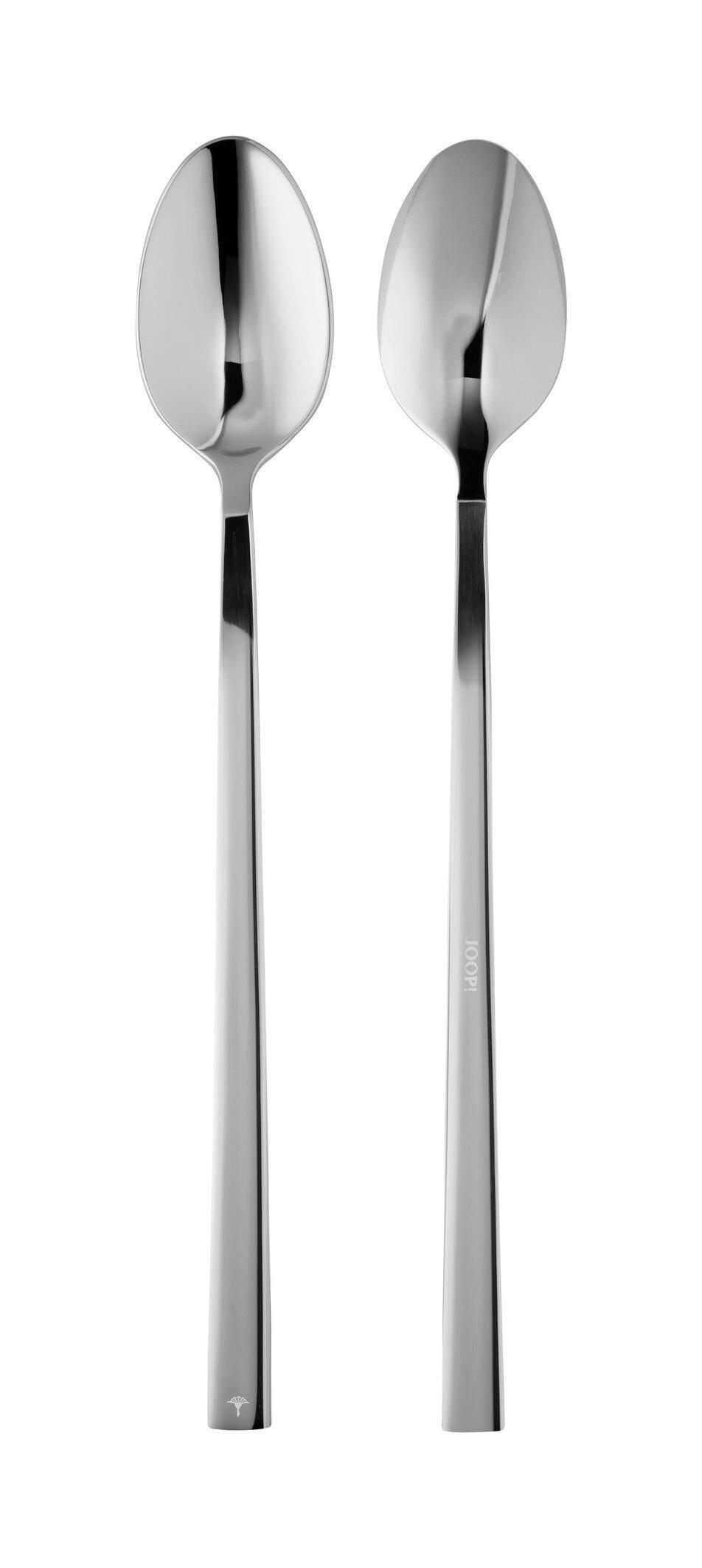 LATTE-MACCHIATO-LÖFFELSET - Silberfarben, Design, Metall (23,2/11,6/3,3cm) - Joop!