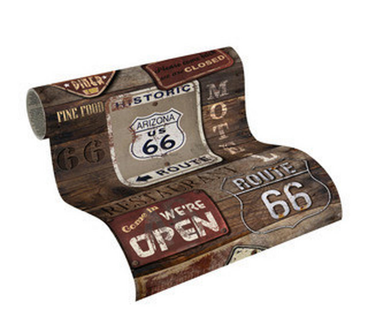 FOTOTAPETE  - Braun, Design, Kunststoff (52/250cm)