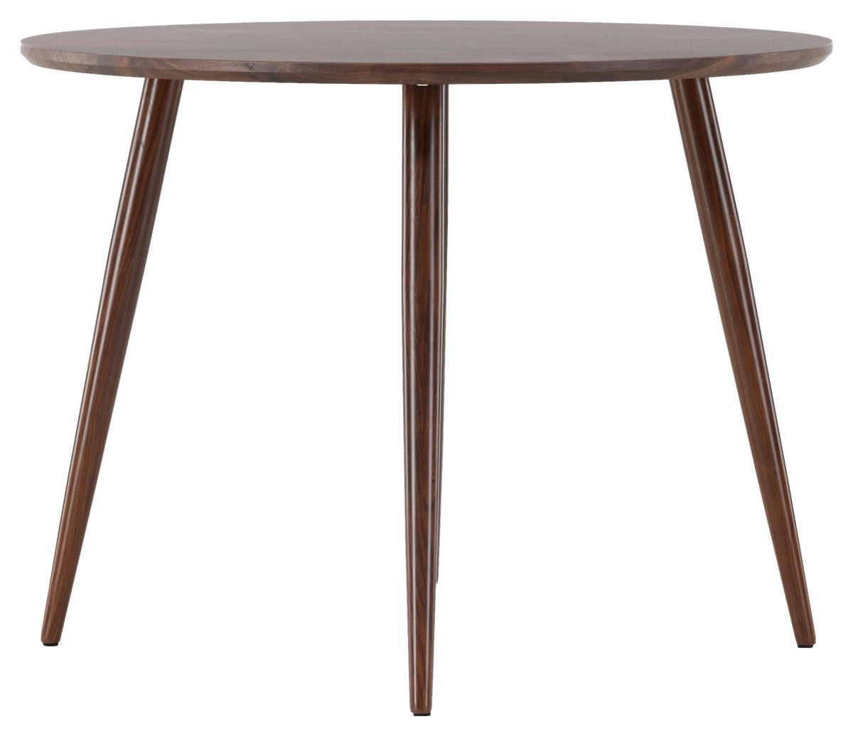 MATBORD i metall, trämaterial 100/100/75 cm   - mörkbrun, Design, metall/trämaterial (100/100/75cm) - Livetastic