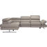 WOHNLANDSCHAFT in Leder Grau - Chromfarben/Grau, Design, Leder (226/291cm) - Novel WOHNLANDSCHAFT in Leder Grau - Chromfarben/Grau, Design, Leder (226/291cm) - Novel