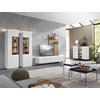 WOHNWAND  in Weiss, Naturfarben 216/149/46 cm  - Weiss/Naturfarben, Design, Glas/Holzwerkstoff (216/149/46cm) - Dieter Knoll