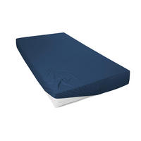 SPANNLEINTUCH 150/200 cm Jersey  - Dunkelblau, Basics, Textil (150/200cm)