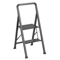 KLAPPTRITTLEITER - Schwarz, Basics, Metall (47.5/85/42.5cm) - Spirella