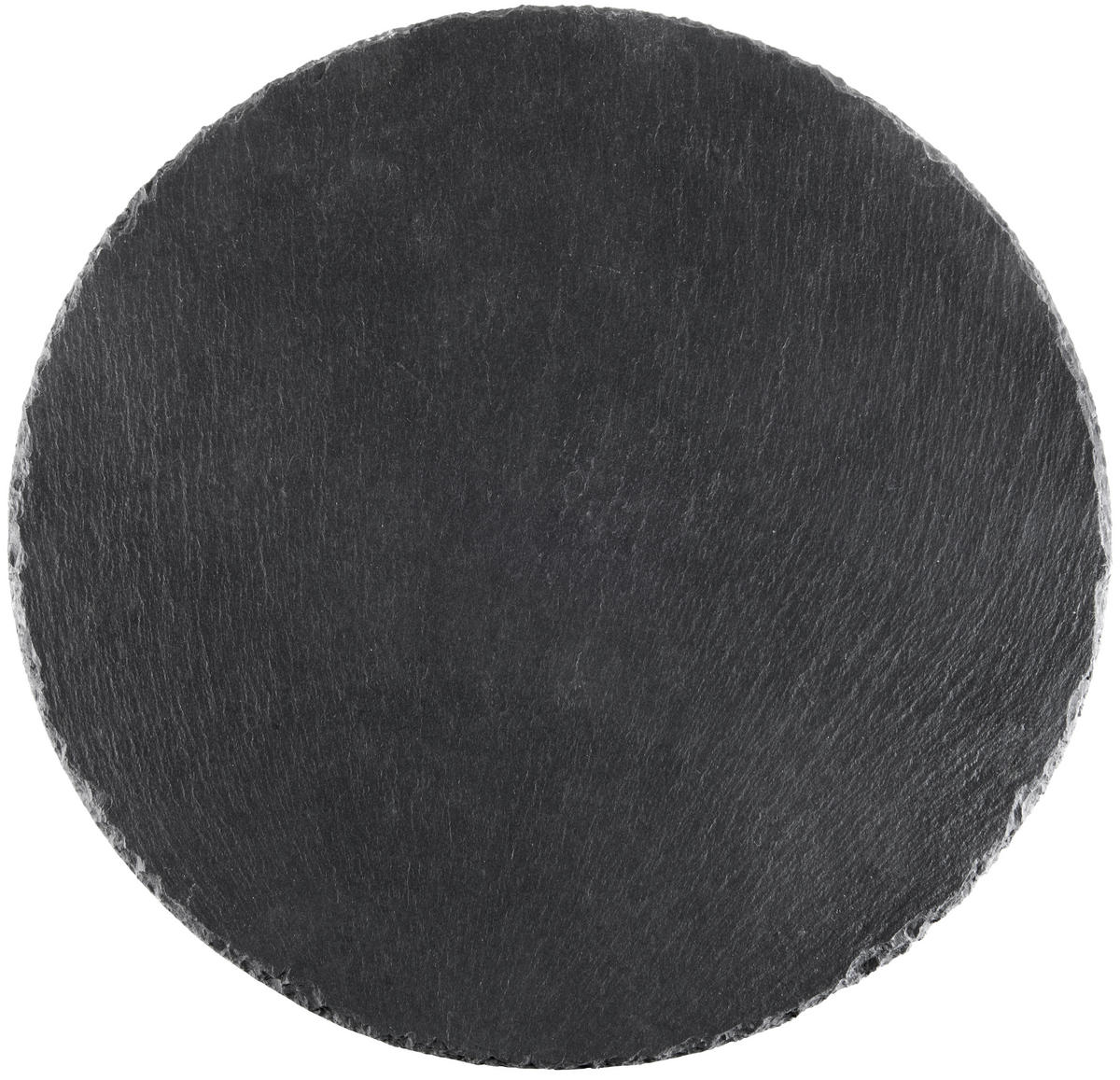 SERVIERPLATTE 35,5 cm  - Schwarz, Basics, Stein (35,5cm) - Homeware Profession.