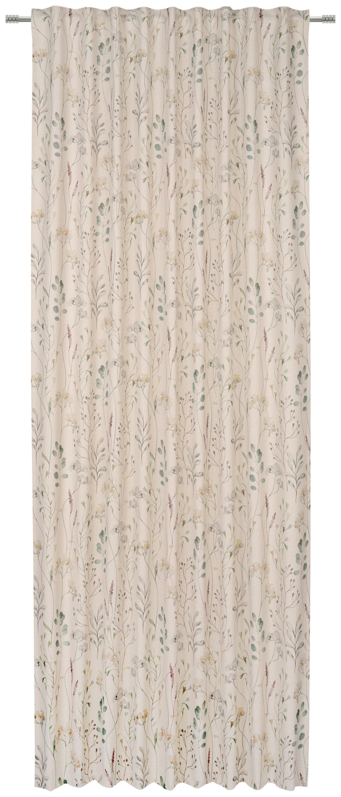 FERTIGVORHANG blickdicht  - Grün, Konventionell, Textil (140/245cm) - Esposa