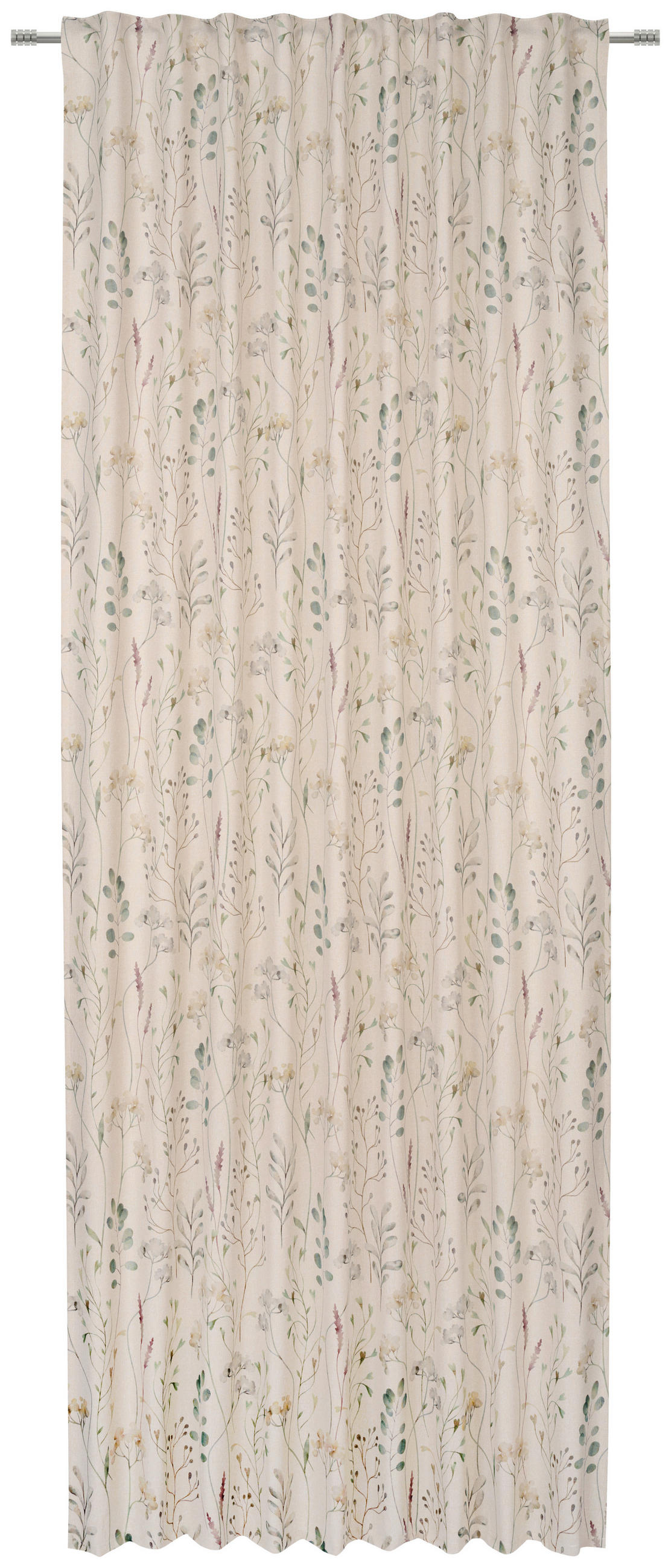 FERTIGVORHANG blickdicht  - Grün, Konventionell, Textil (140/245cm) - Esposa