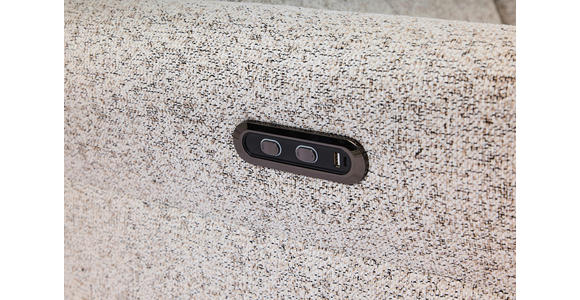 ECKSOFA  in Webstoff Grau  220/156 cm  - Grau/Nickelfarben, Design, Textil/Metall (220/156cm) - Carryhome