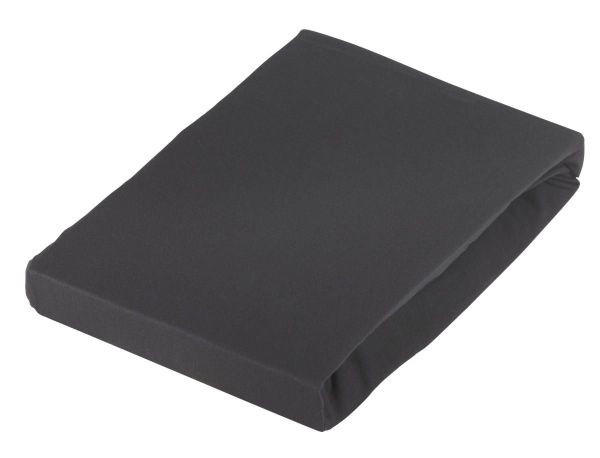 ČARŠAV SA LASTIŠEM BASIC 100/200 cm  - crna, Konvencionalno, tekstil (100/200cm) - Schlafgut