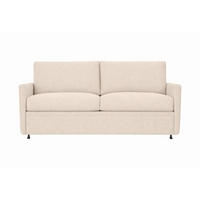 SCHLAFSOFA Chenille Beige  - Beige/Schwarz, Design, Textil (176/80/95cm) - Livetastic