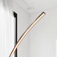 LED-STEHLEUCHTE Ogma 81/28/165 cm  - Schwarz, Design, Kunststoff/Metall (81/28/165cm) - Novel
