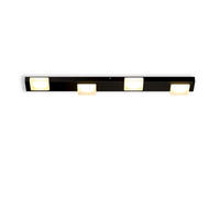 LED-DECKENLEUCHTE 72/12/3 cm   - Schwarz, Design, Metall (72/12/3cm) - BOPP