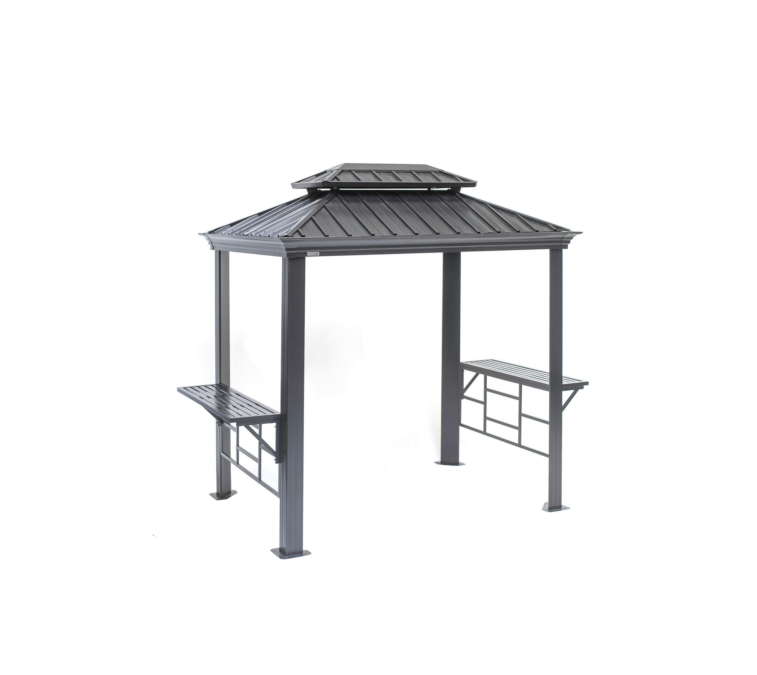PAVILLON 292/262/179 cm   - Anthrazit, Basics, Metall (292/262/179cm)