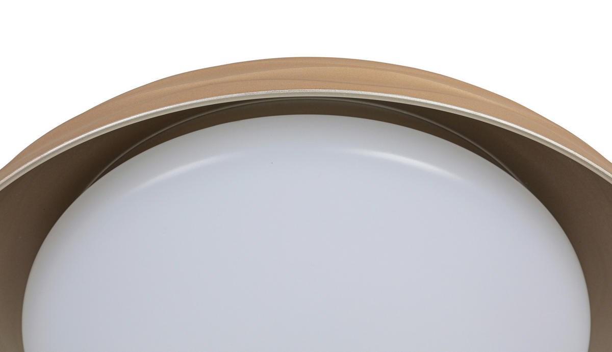 DECKENLEUCHTE 48/10 cm  - Champagner/Weiß, Trend, Kunststoff/Metall (48/10cm) - Collett's Monde