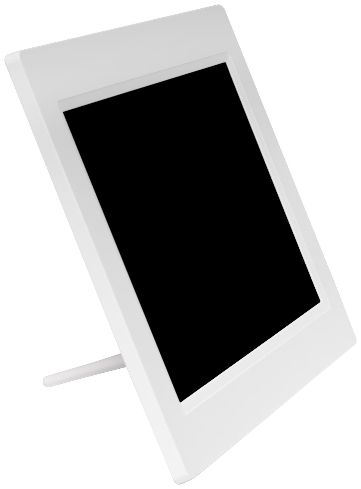 DIGITALER BILDERRAHMEN - Weiß, Design, Kunststoff (26,6/19,3/2,5cm) - DENVER