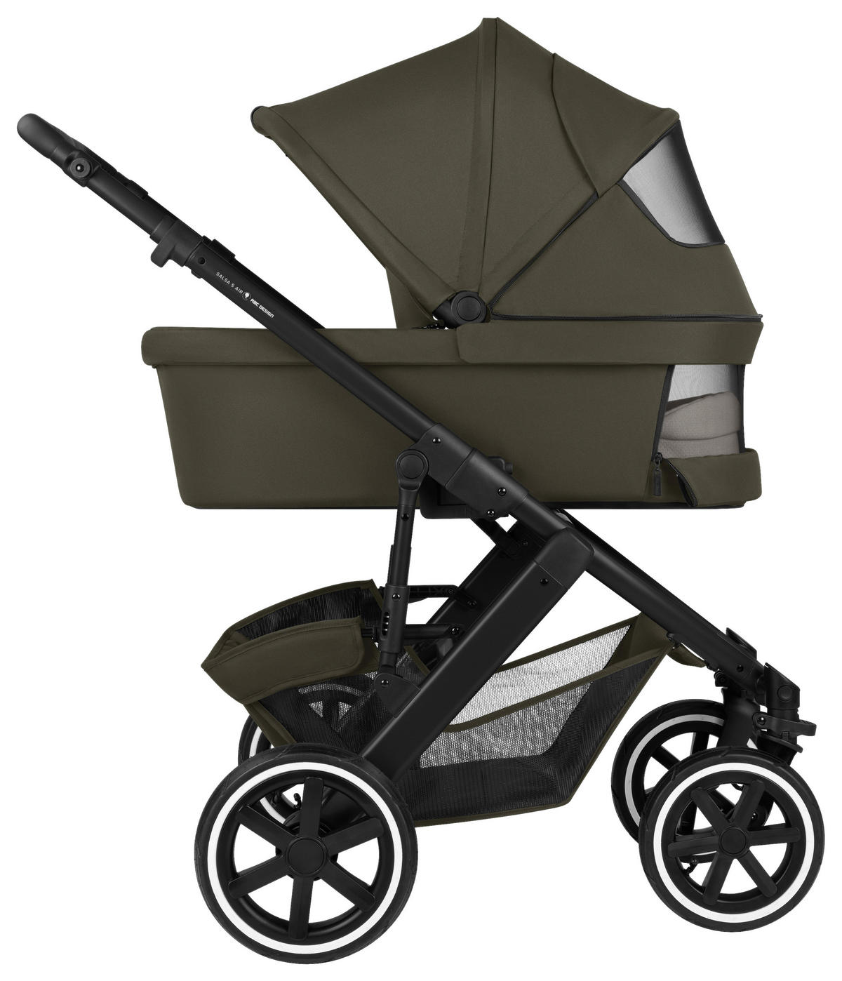 KINDERWAGEN  Salsa 5 Air  Canteen  - Graubraun, Basics (63/118/95.5cm) - ABC Design