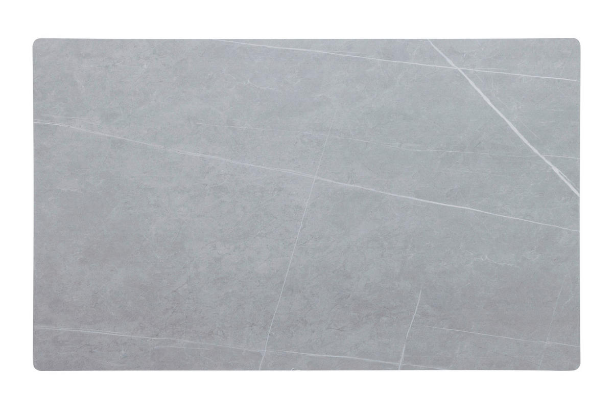 ESSTISCH in Holzwerkstoff, Keramik, Metall 180/90/76 cm  - Hellgrau/Schwarz, Design, Keramik/Holzwerkstoff (180/90/76cm) - Boxxx