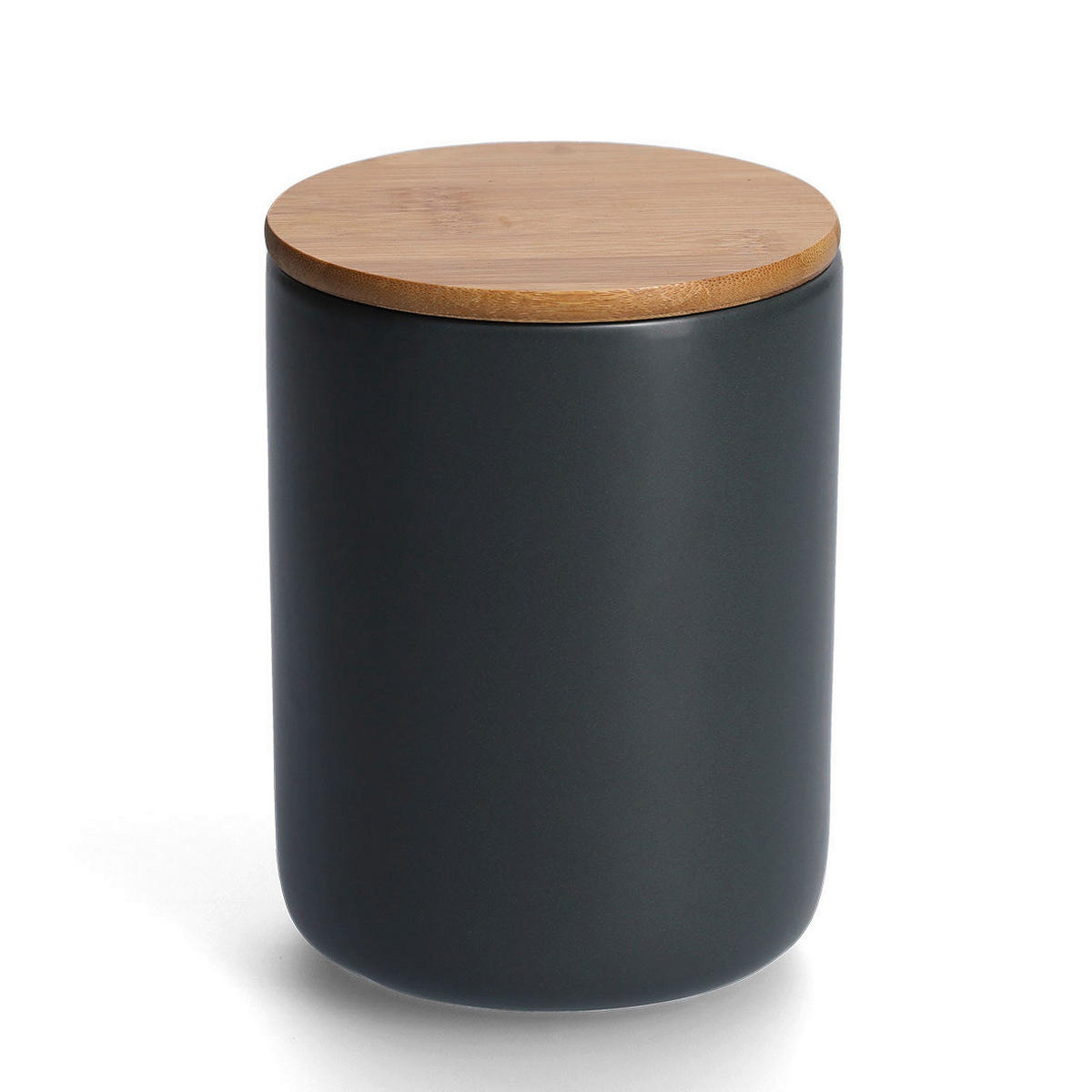 VORRATSDOSENSET  - Schwarz, Basics, Keramik (25,5/25,5/15cm) - Zeller Present