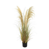 DEKOGRAS  - Braun, Natur, Kunststoff/Metall (120cm) - Ambia Home