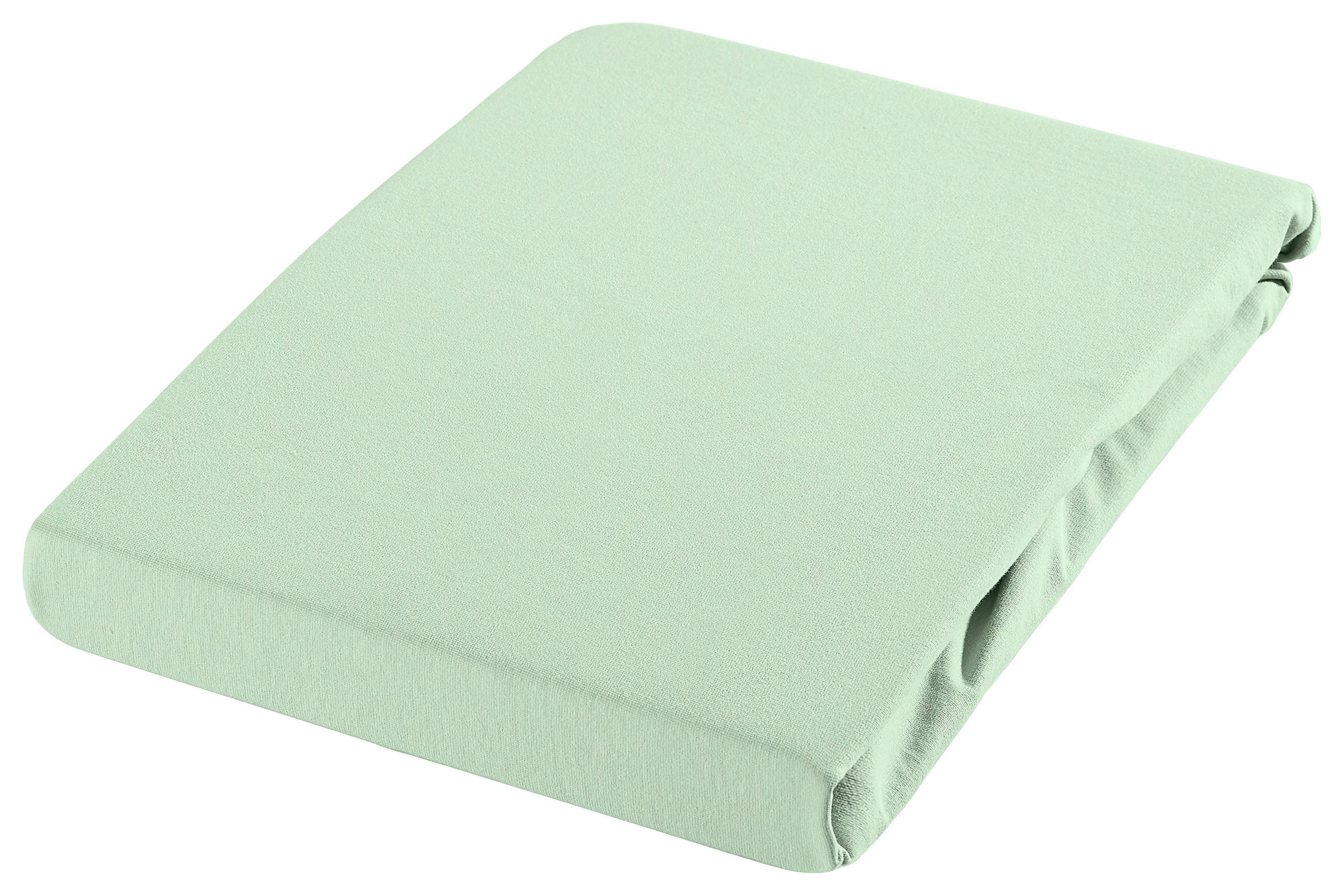 Cearșaf Cu Elastic 90-100/200-220 cm  - verde, Basics, textil (90-100/200-220cm) - Novel