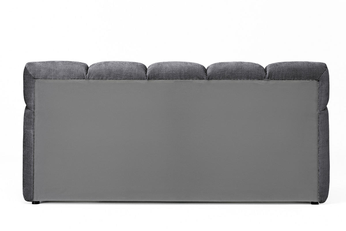 POLSTERBETT Lattenrost, Bettkasten 180/200 cm  in Graphitfarben  - Schwarz/Graphitfarben, Design, Holz/Kunststoff (180/200cm) - Esposa