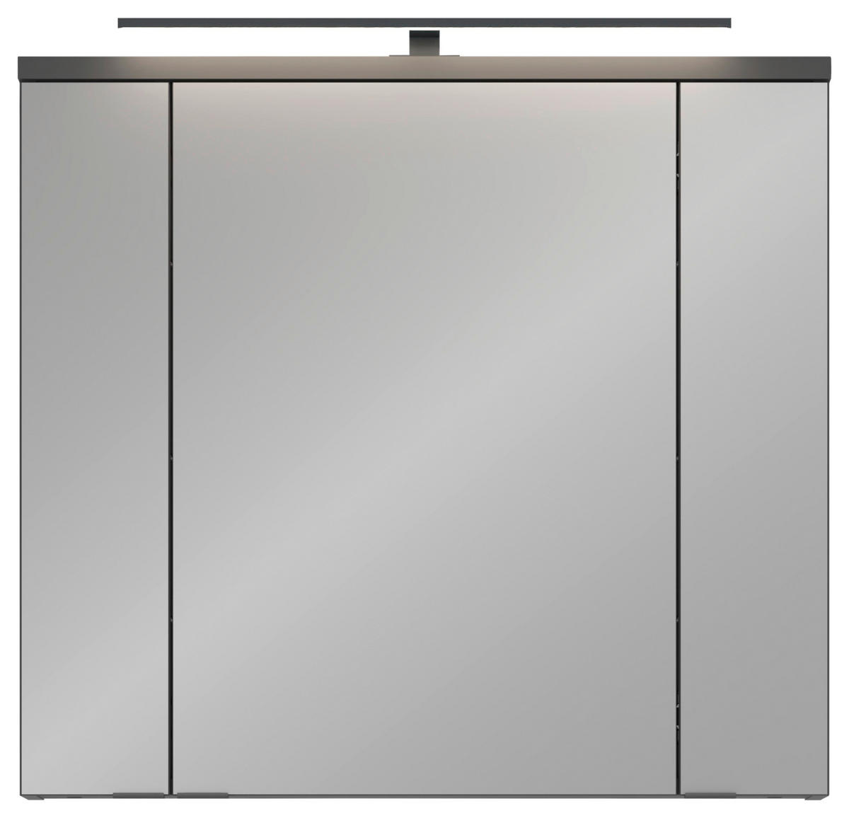 SPIEGELSCHRANK 80/72,6/19,7 cm  - Anthrazit, MODERN, Glas/Holzwerkstoff (80/72,6/19,7cm) - MID.YOU