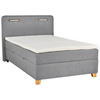 BOXBETT 120/200 cm  in Hellgrau  - Hellgrau, Konventionell, Holz/Textil (120/200cm) - Moderano