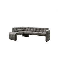 KLUPA KUTNA  antracit  drvo, tekstil, drvni materijal      - crna/antracit, Moderno, drvni materijal/drvo (245/157cm) - Livetastic