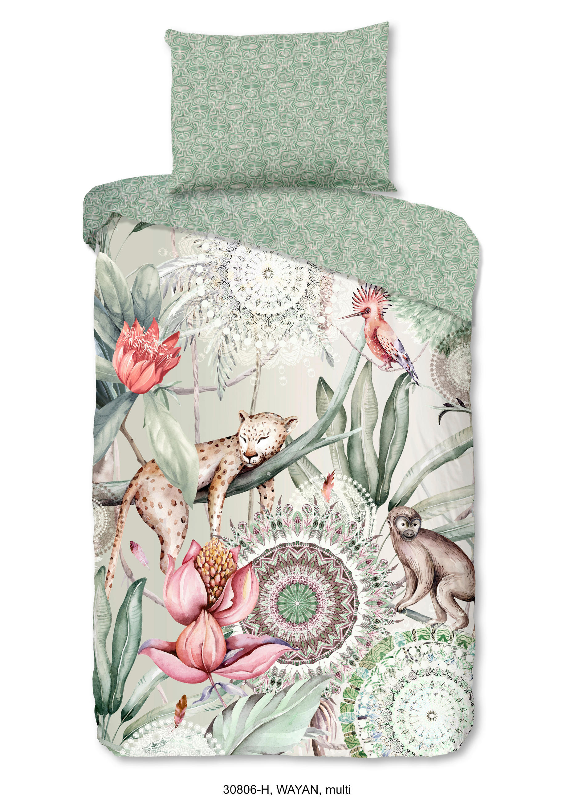 Bettwäsche Wayan Multicolor 140x200 Cm