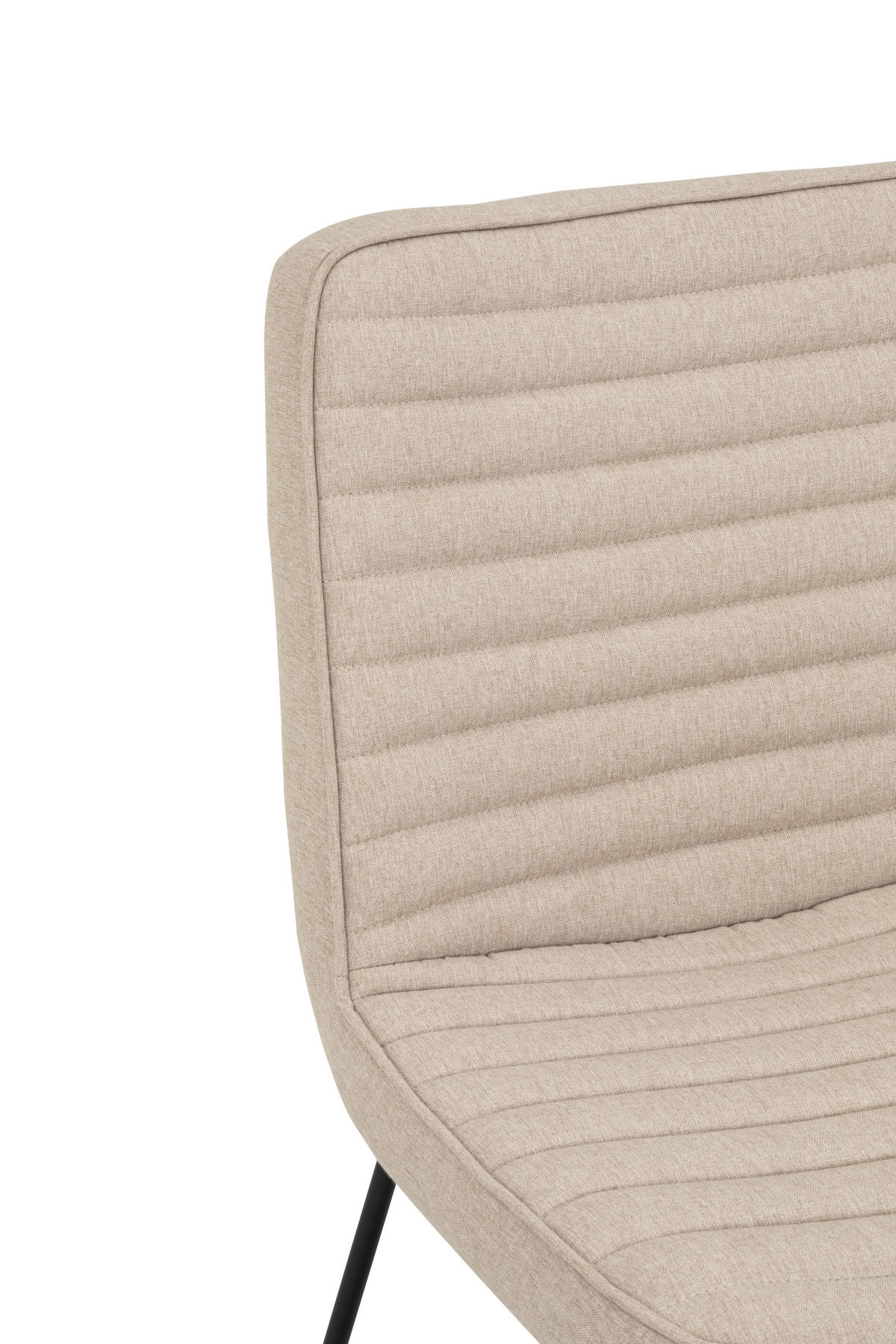 SESSEL Webstoff Beige    - Beige/Schwarz, MODERN, Textil/Metall (66/85/69cm) - P & B