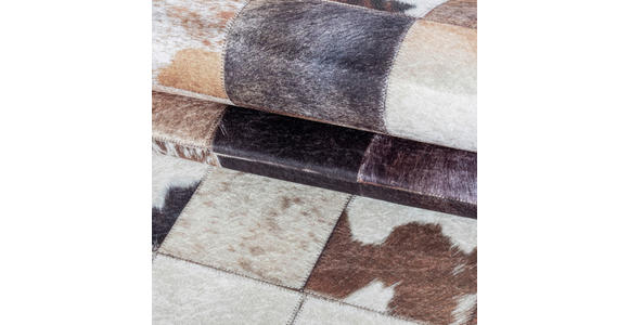 FLACHWEBETEPPICH 80/150 cm Fiesta Creme  - Creme, Design, Leder/Textil (80/150cm) - Novel