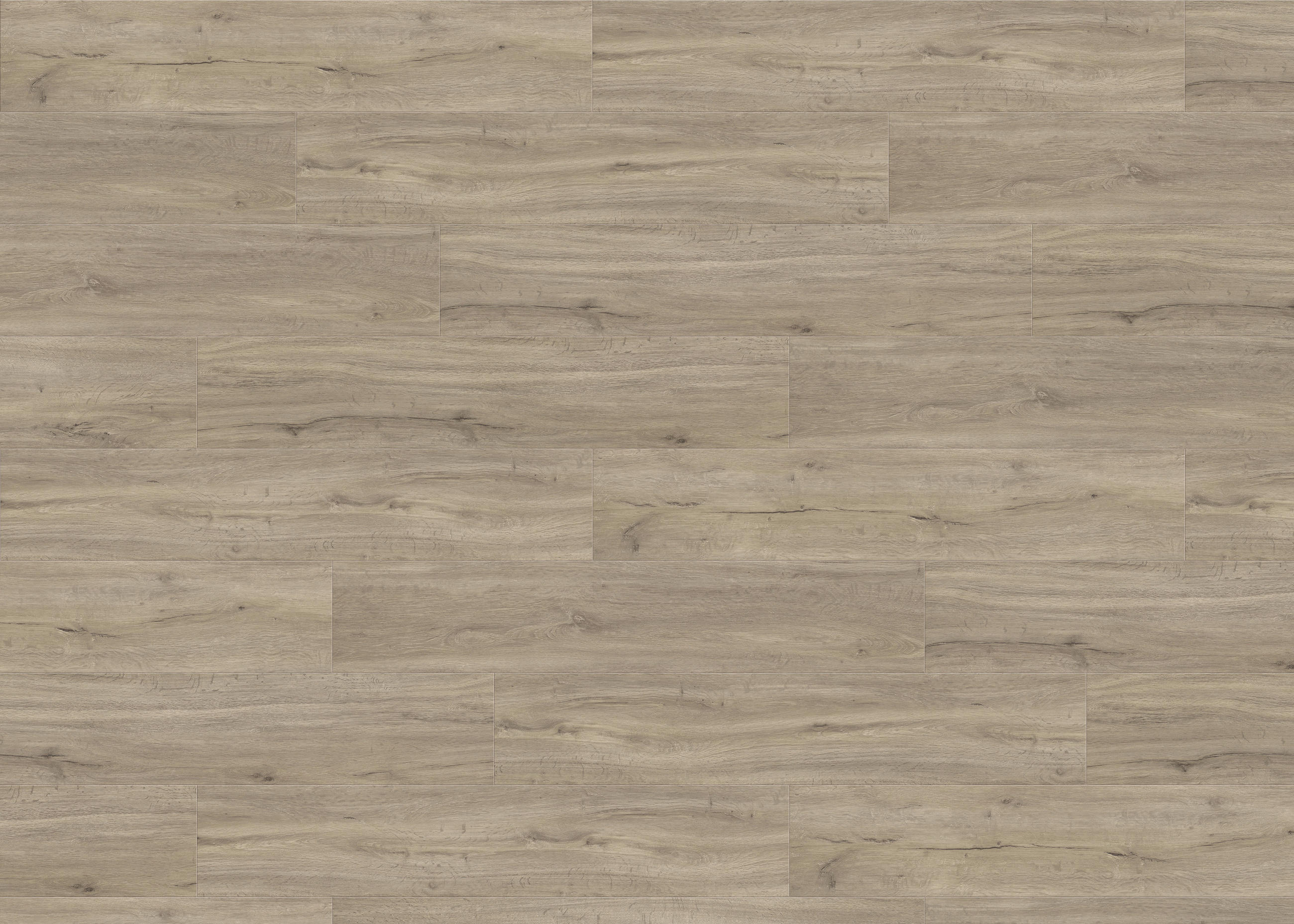 DESIGNBODEN  per  m² - Graubraun/Grau, Design, Holzwerkstoff (128.2/23.5/0.65cm) - Living by HARO