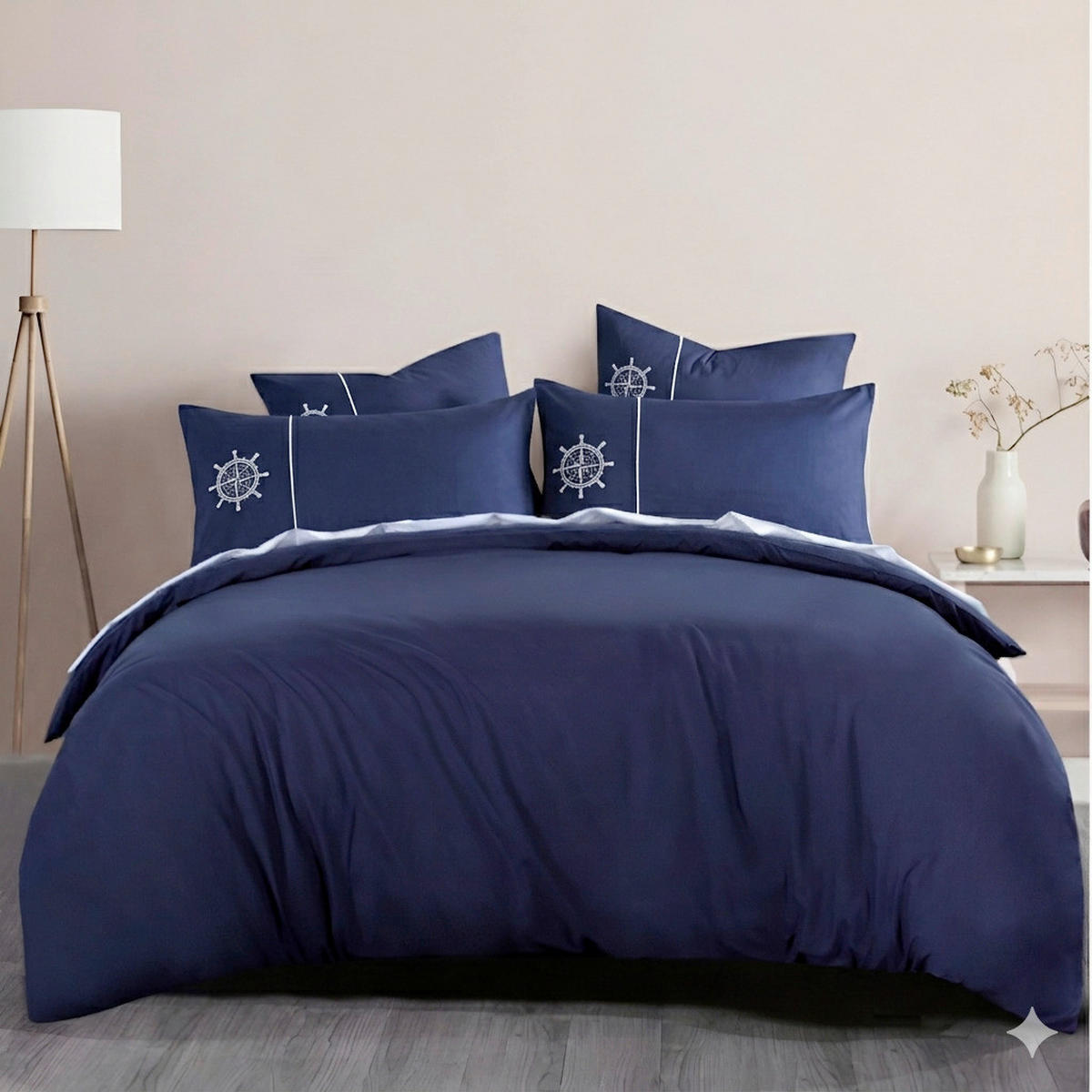 ÁGYNEMŰHUZAT-GARNITÚRA 140/200 cm  - kék, Basics, textil (140/200cm) - Margaret G.