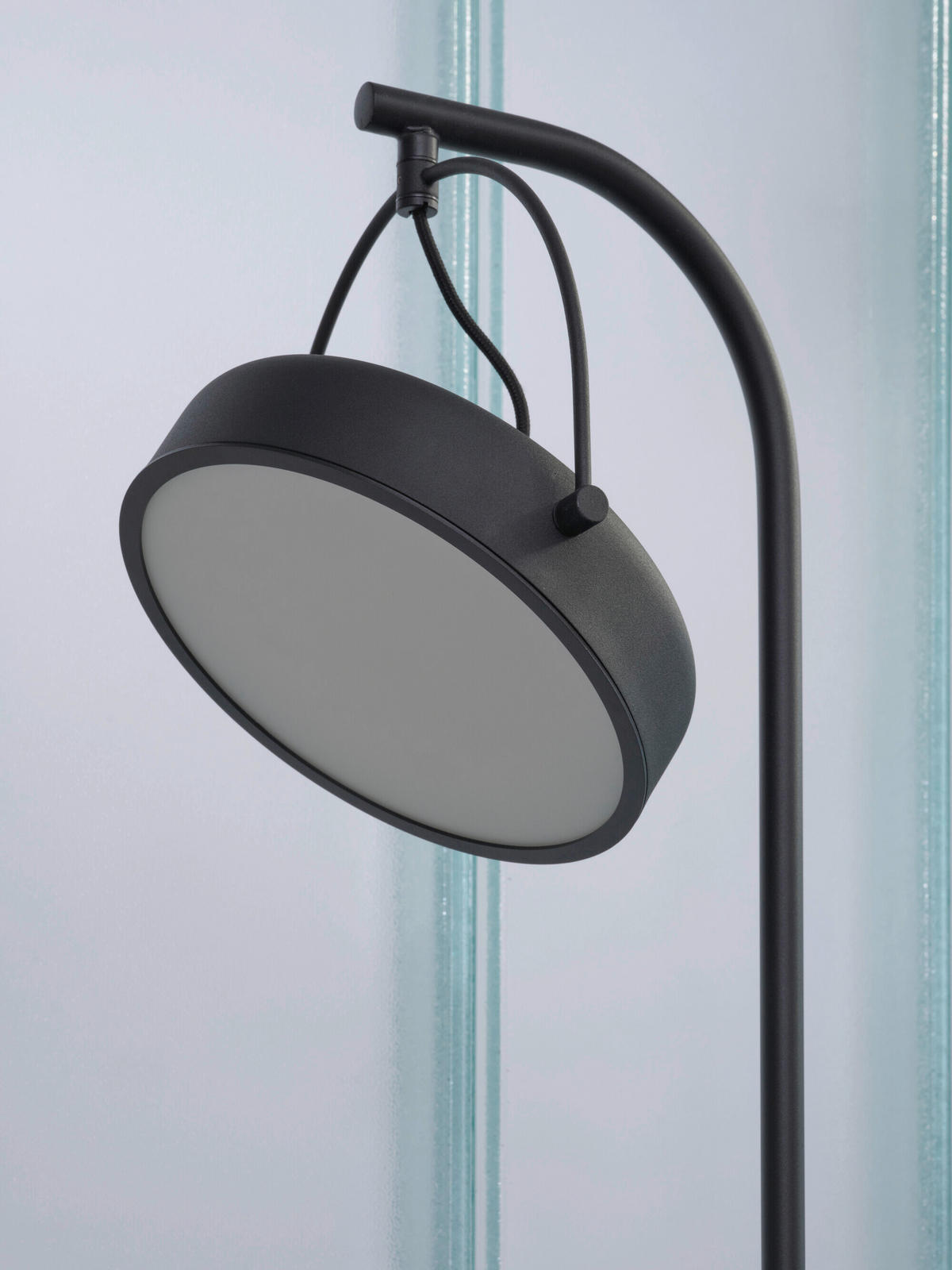 LED-STEHLEUCHTE 25/37,5/143 cm    - Schwarz, Design, Kunststoff/Metall (25/37,5/143cm) - Osram