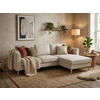 ECKSCHLAFSOFA Struktur Sandfarben  inkl. Bettkasten, Schlaffunktion, Rücken echt  - Sandfarben/Buchefarben, MODERN, Holz/Textil (232/161cm) - Trendmanufaktur