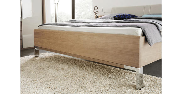 SCHLAFZIMMER in Eichefarben, Champagner - Champagner/Eichefarben, Design, Holz (180/200cm) - Dieter Knoll