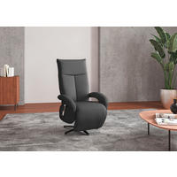 SESSEL in Flachgewebe Dunkelgrau  - Dunkelgrau/Schwarz, Konventionell, Textil/Metall (74/112/82cm) - Sit & More